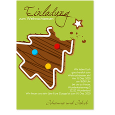 Einladung - Lebkuchen