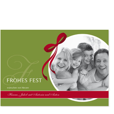 Weihnachtsschleife in Grün