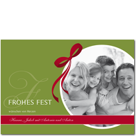 Weihnachtsschleife in Gr�n