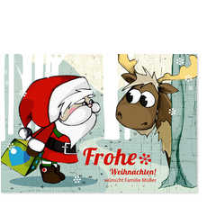 Weihnachtsbesuch im Walde