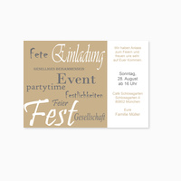 Partystimmung - Beige