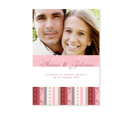 Hochzeitseinladungskarte: Patchwork