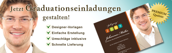 Einladung Abschluss, Graduation Party