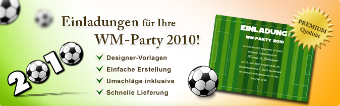 Fu�ball Einladung