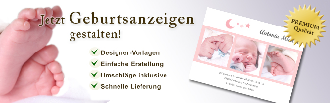 Geburt-Karte