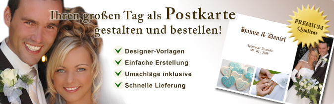 Postkarten selbst gestalten