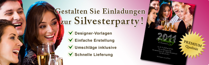 Silvester 2010 bei wunderkarten.de. W�hlen Sie aus Designer-Vorlagen. Foto-Upload. Schon ab 1,39 EUR. Versand am n�chsten Werktag.