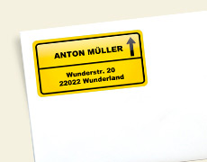 Adressaufkleber Geburtstag Adressaufkleber Geburtstag