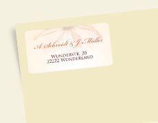 Adressaufkleber Hochzeit Adressaufkleber Hochzeit