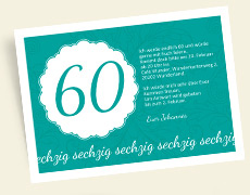 Einladung 60. Geburtstag Einladung 60. Geburtstag