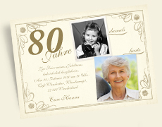 Einladung 80. Geburtstag Einladung 80. Geburtstag