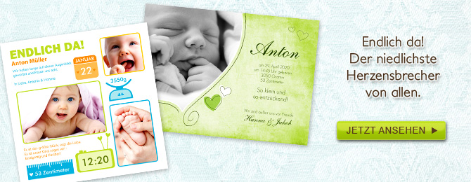 Babykarten für Jungen
