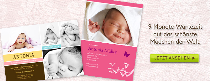 Babykarten für Mädchen