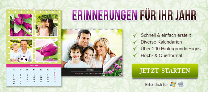 Kalender 2013 gestalten