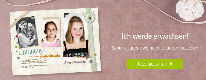 Einladungen Jugendweihe