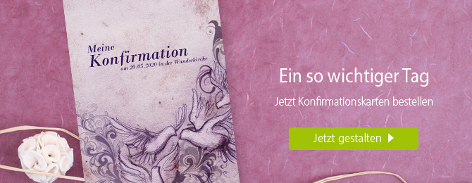 Einladungen Konfirmation